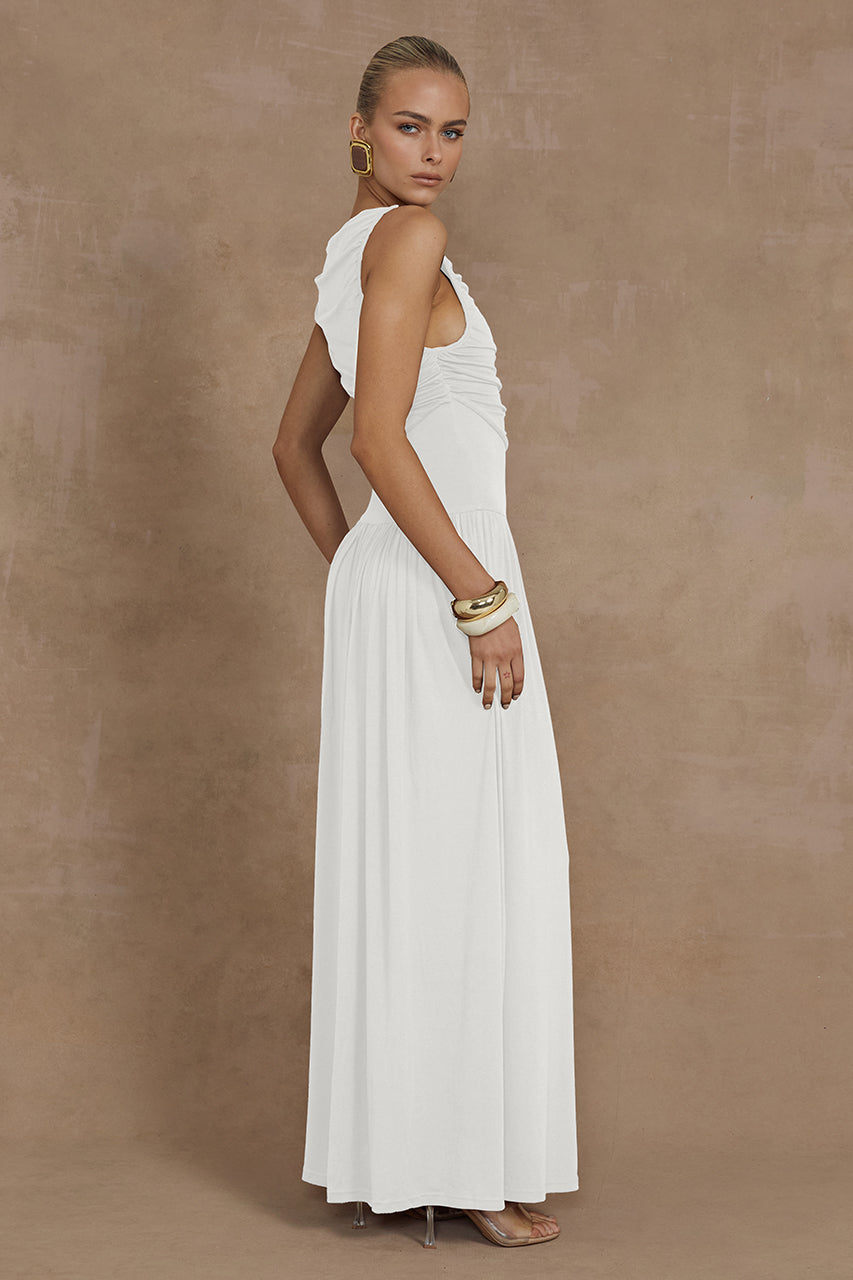 NALLA MAXI DRESS - WHITE XXL - Nalla-White-_3_-resized