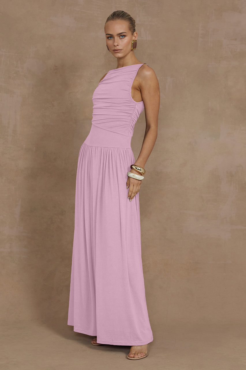 NALLA MAXI DRESS - PINK - Nalla-pink-_2