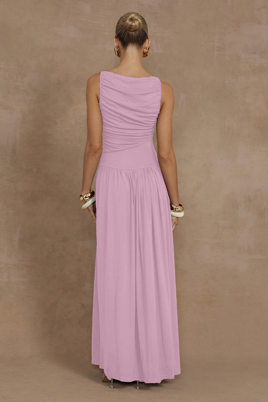 NALLA MAXI DRESS - PINK - Nalla-pink-_4