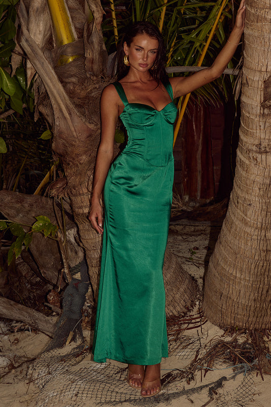 OURA MAXI DRESS - EMERALD XXL - OURAMAXIDRESSEMERALD_4