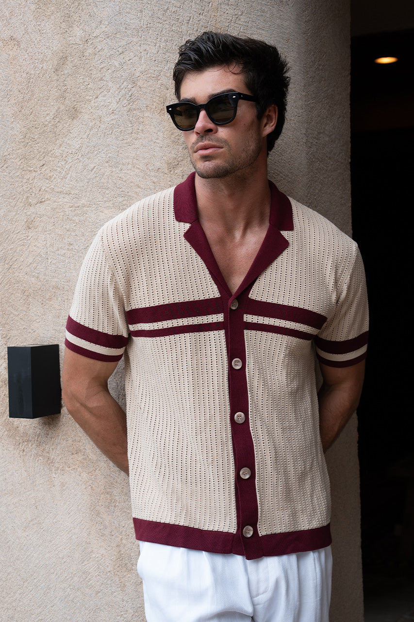 OWEN SHIRT - SAND/WINE - OWENSHIRTSANDWINE_1