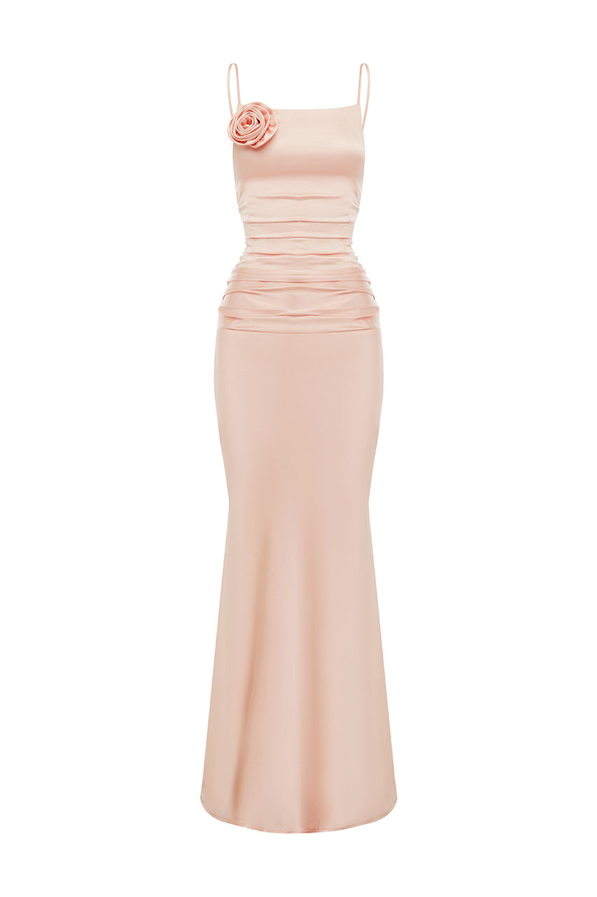 PIANNI MAXI DRESS - MUSK