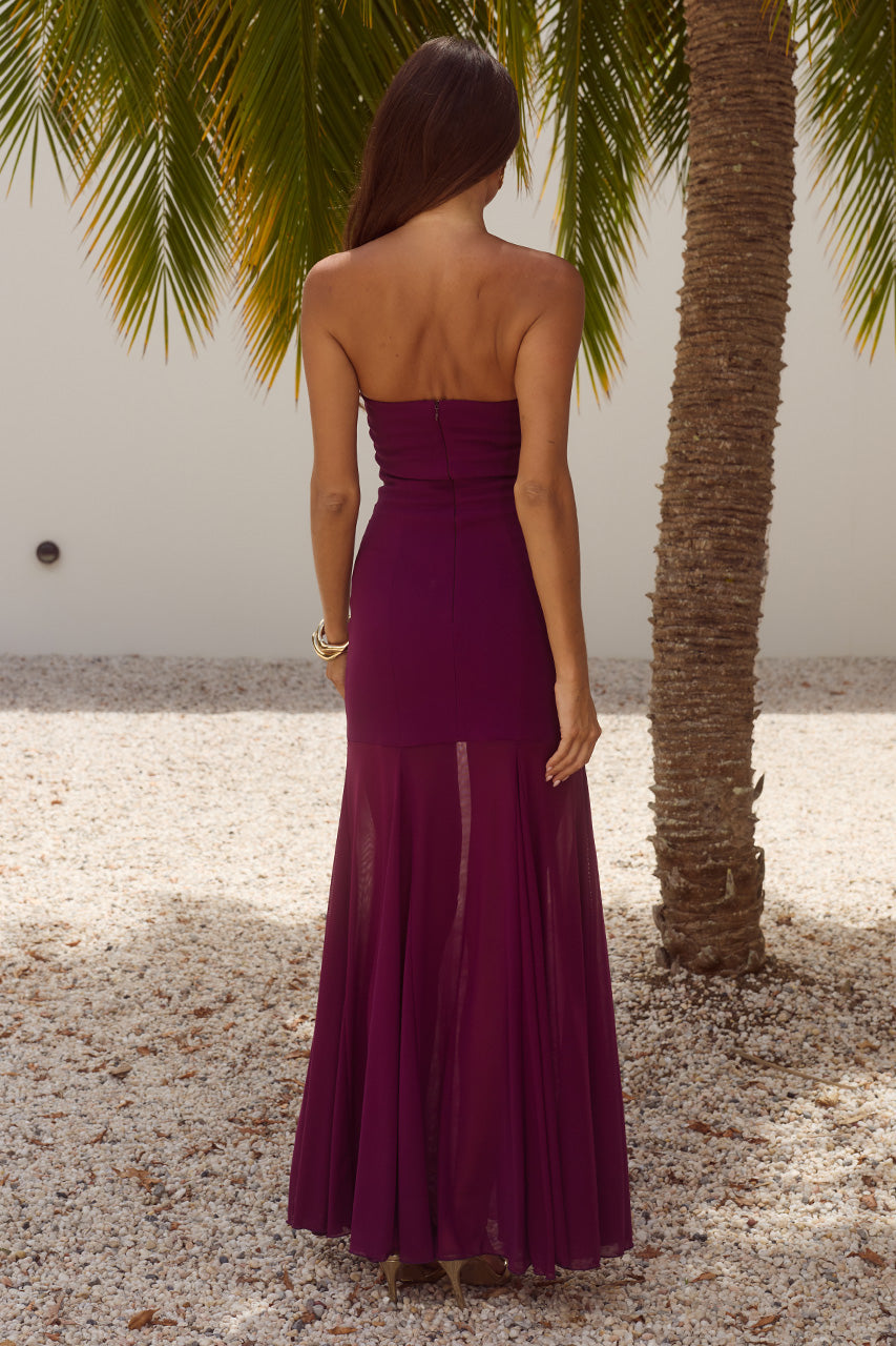 REMI STRAPLESS MAXI DRESS