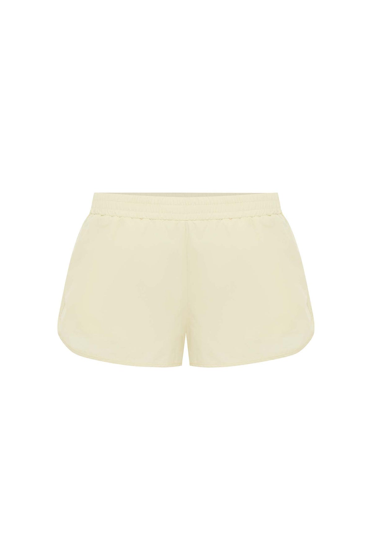 REY WINDBREAKER SHORTS - CREAM