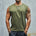 RNWY CREST FITTED TANK TOP - KHAKI