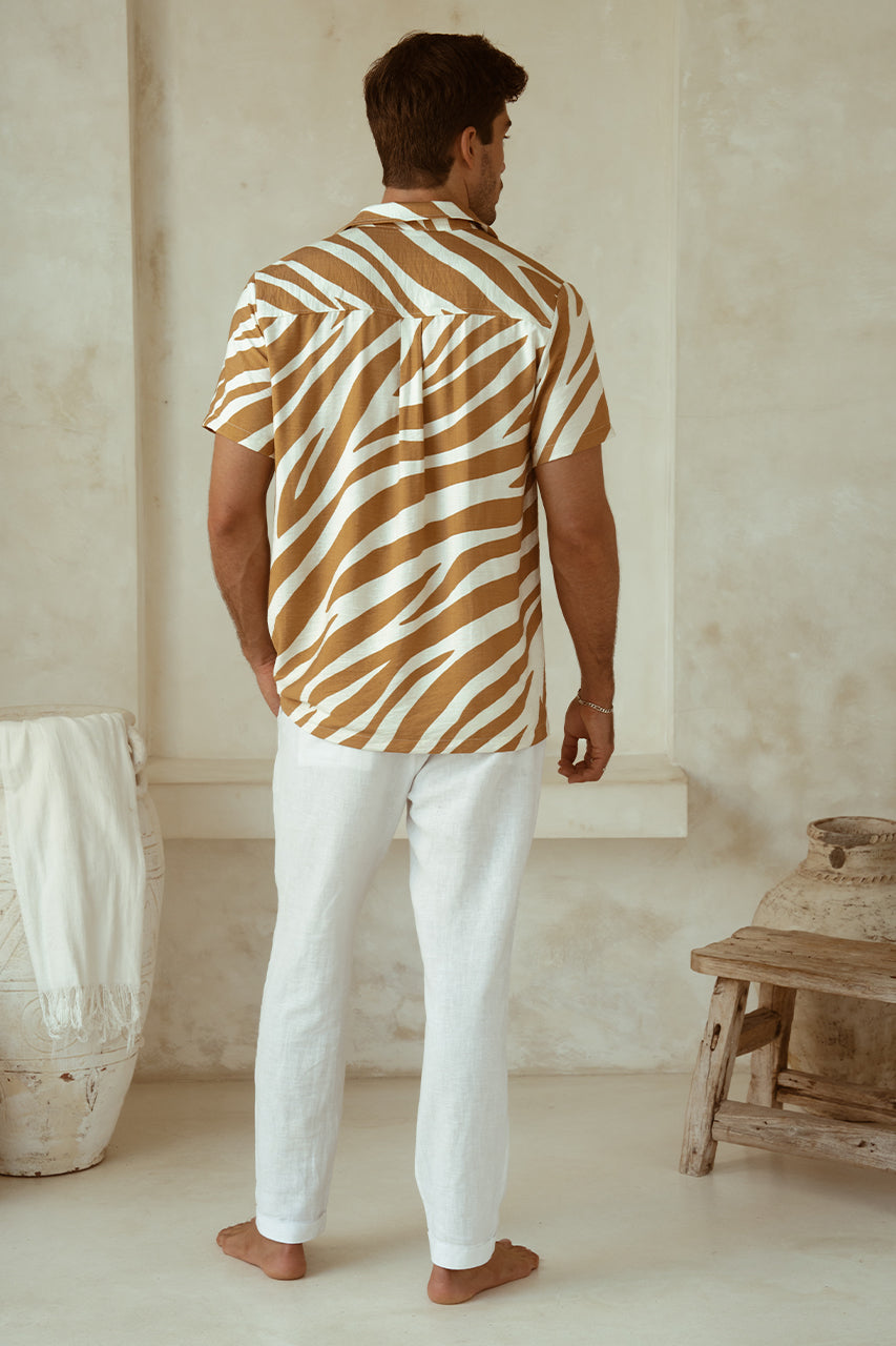 ABE SHIRT - SAND ZEBRA - RUNAWAY-THE-LABEL_ABE-SHIRT_SAND-ZEBRA2