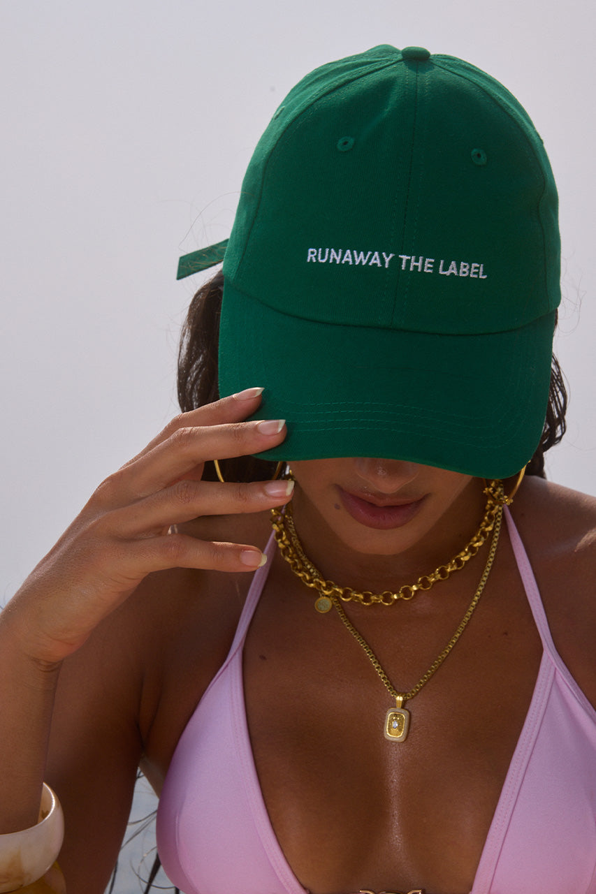 RUNAWAY PLAIN CAP - EMERALD O S - RUNAWAYPLAINCAPROYALEMERALD_5