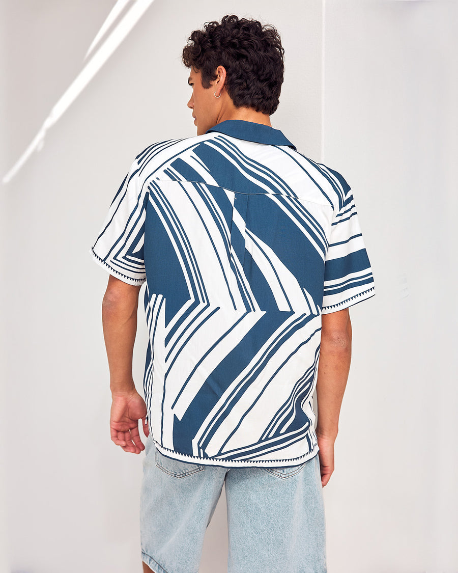 SAM SHORT SLEEVE SHIRT - SAM NAVY