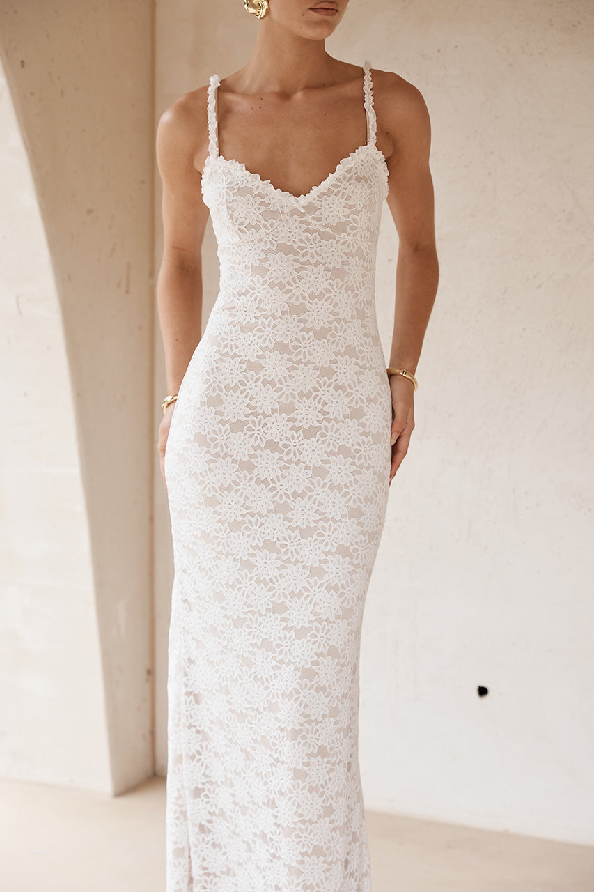 SARTA MAXI DRESS - WHITE - SARTAMAXIDRESSWHITE