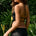 SASHIA HANDKERCHIEF HALTER TOP - BLACK