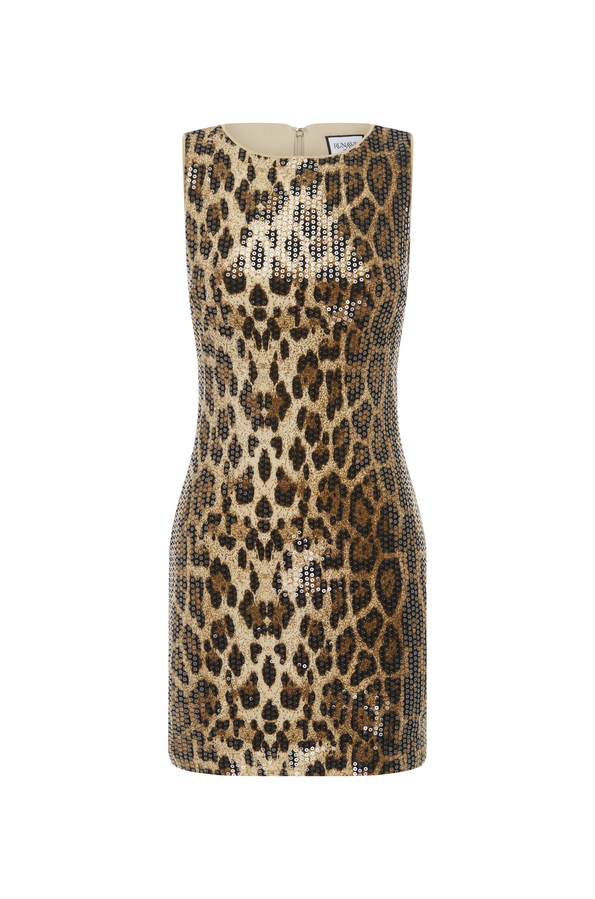 SAYLOR MINI DRESS - LEOPARD - SAYLORMINIDRESS