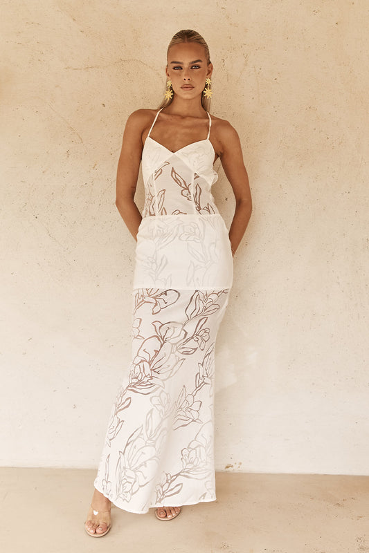 SIVAN MAXI DRESS - WHITE XXL - SIVANMAXIDRESSWHITE_3