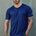 SLASH SHORT SLEEVE TOP - NAVY
