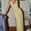 SOPHIA V-NECK LACE TRIM MAXI DRESS - BUTTER