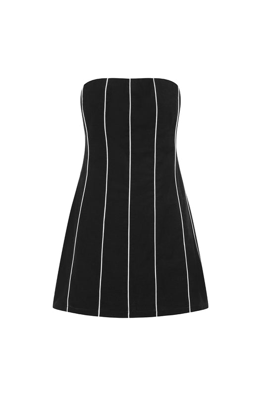 VENTO MINI DRESS - BLACK - VENTO-MINI-DRESS