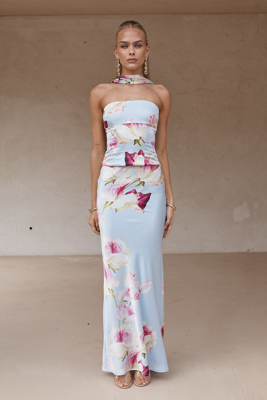VERITY MAXI SKIRT - CADENCE PRINT | Runaway The Label US