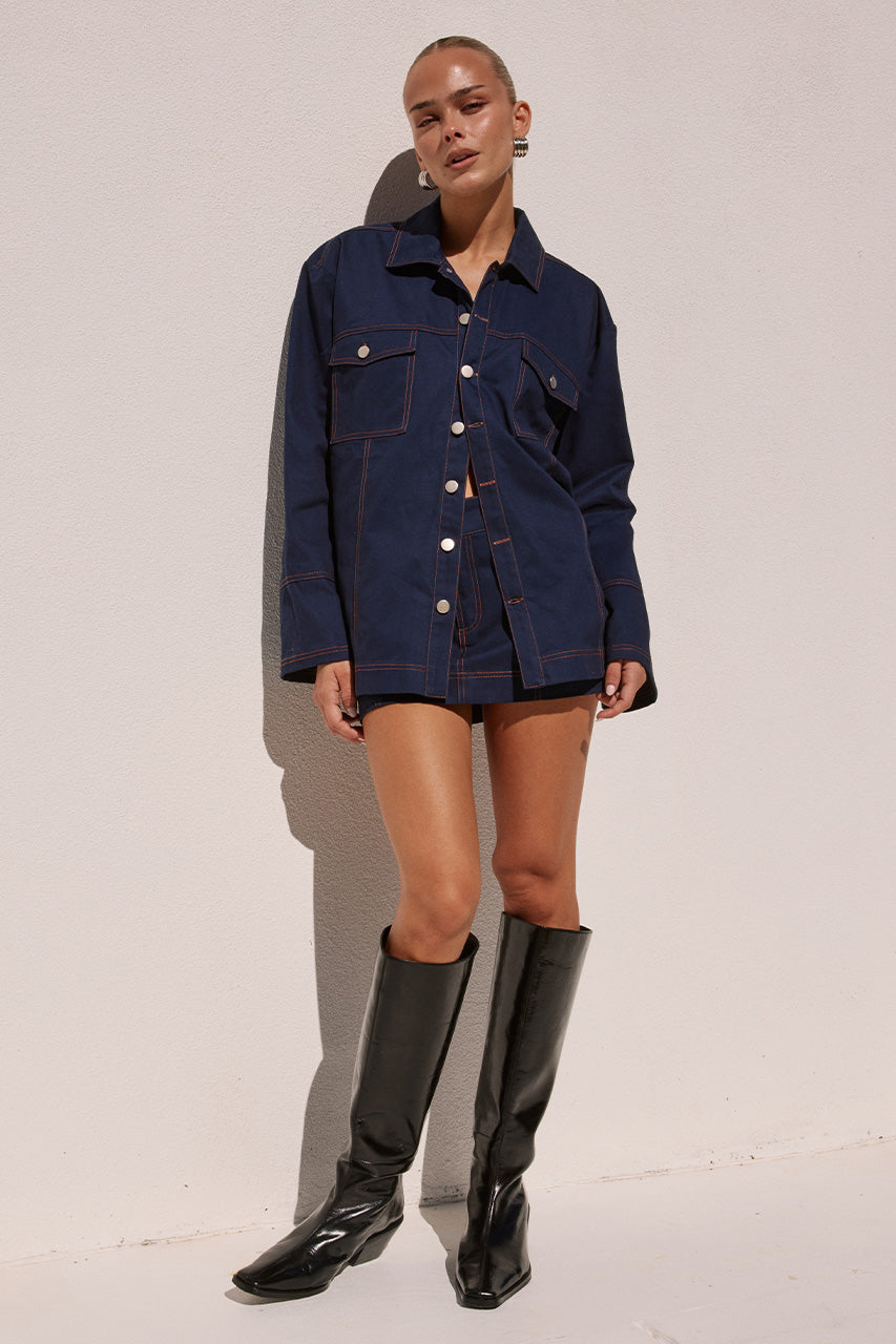VERONICA JACKET - NAVY