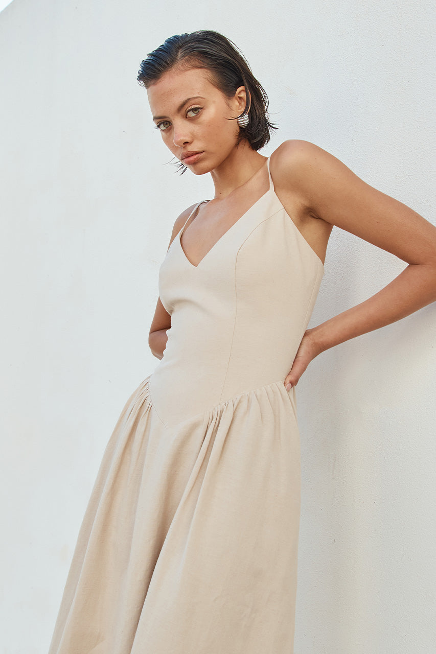 WINSLET MIDI DRESS - SAND - WINSLETMIDIDRESSSAND_2