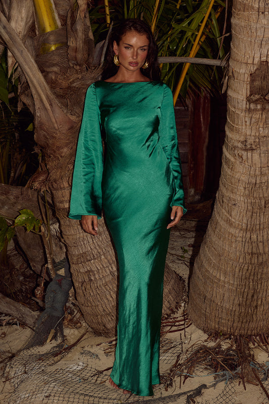 XARIA MAXI DRESS - EMERALD XXL - XARIAMAXIDRESSEMERALD_2