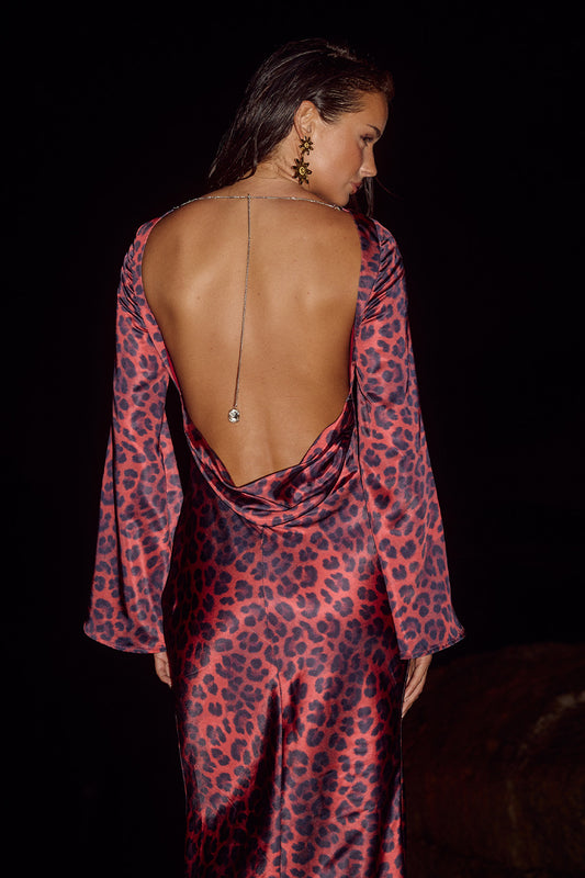 XARIA MAXI DRESS - RED LEOPARD - XARIAMAXIDRESSREDLEOPARD_2