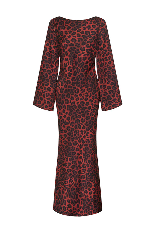 XARIA MAXI DRESS - RED LEOPARD - XARIAMAXIDRESS_1