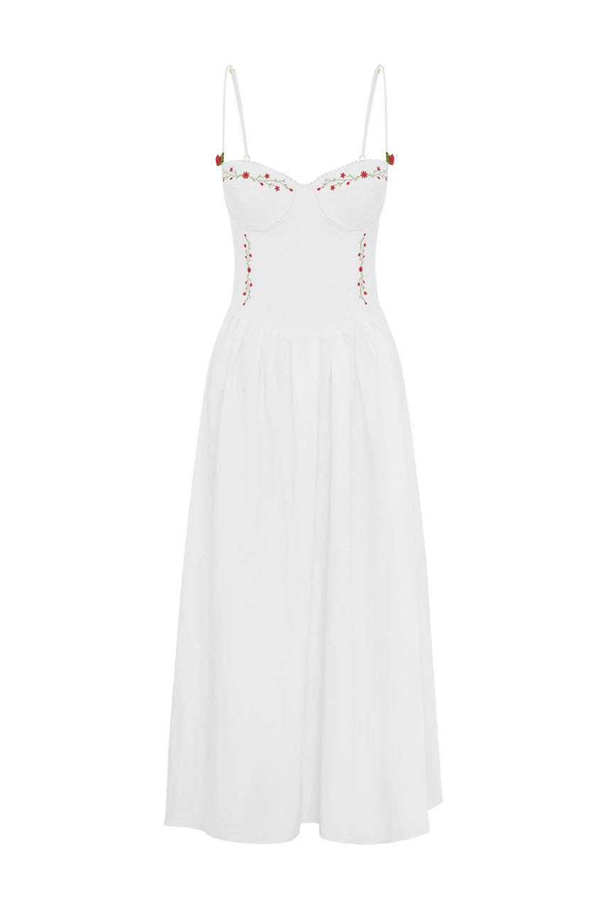 ZARITA MIDI DRESS - WHITE - ZARITAMIDIDRESSWHITE_8