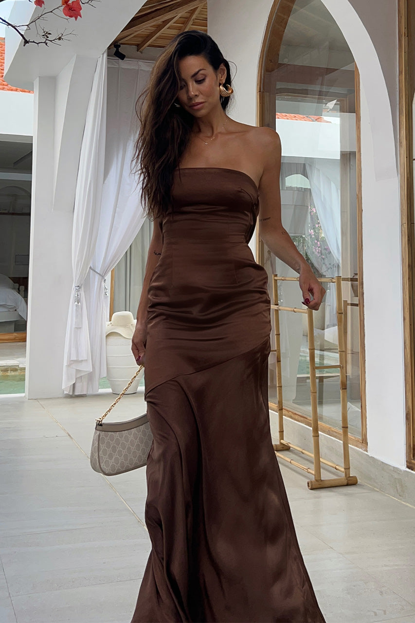 MULANI MAXI DRESS - ESPRESSO - eileencassidy_mulanimaxidress