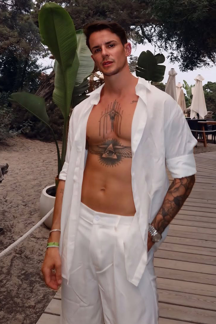 DAMON TAILORED SHORTS  - WHITE