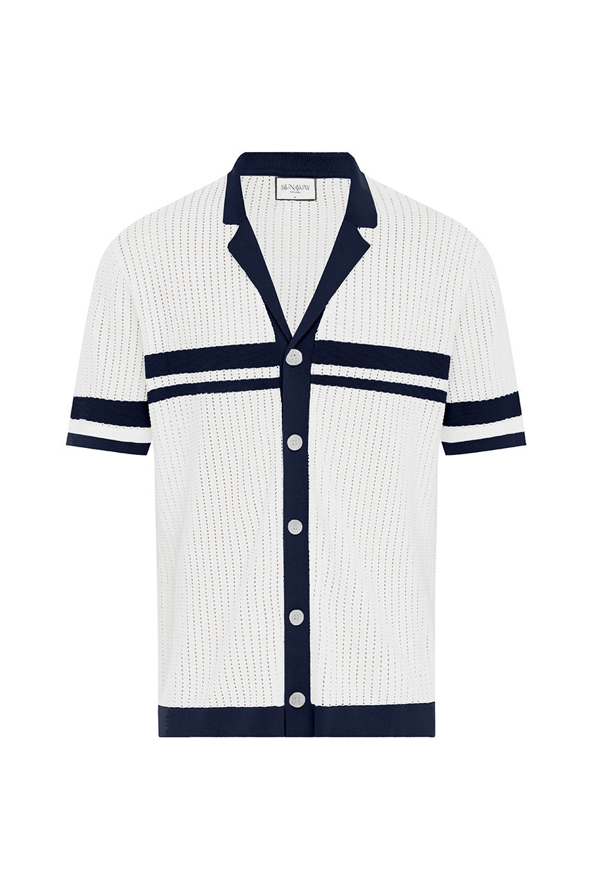 OWEN SHIRT - WHITE/NAVY - owen-navy