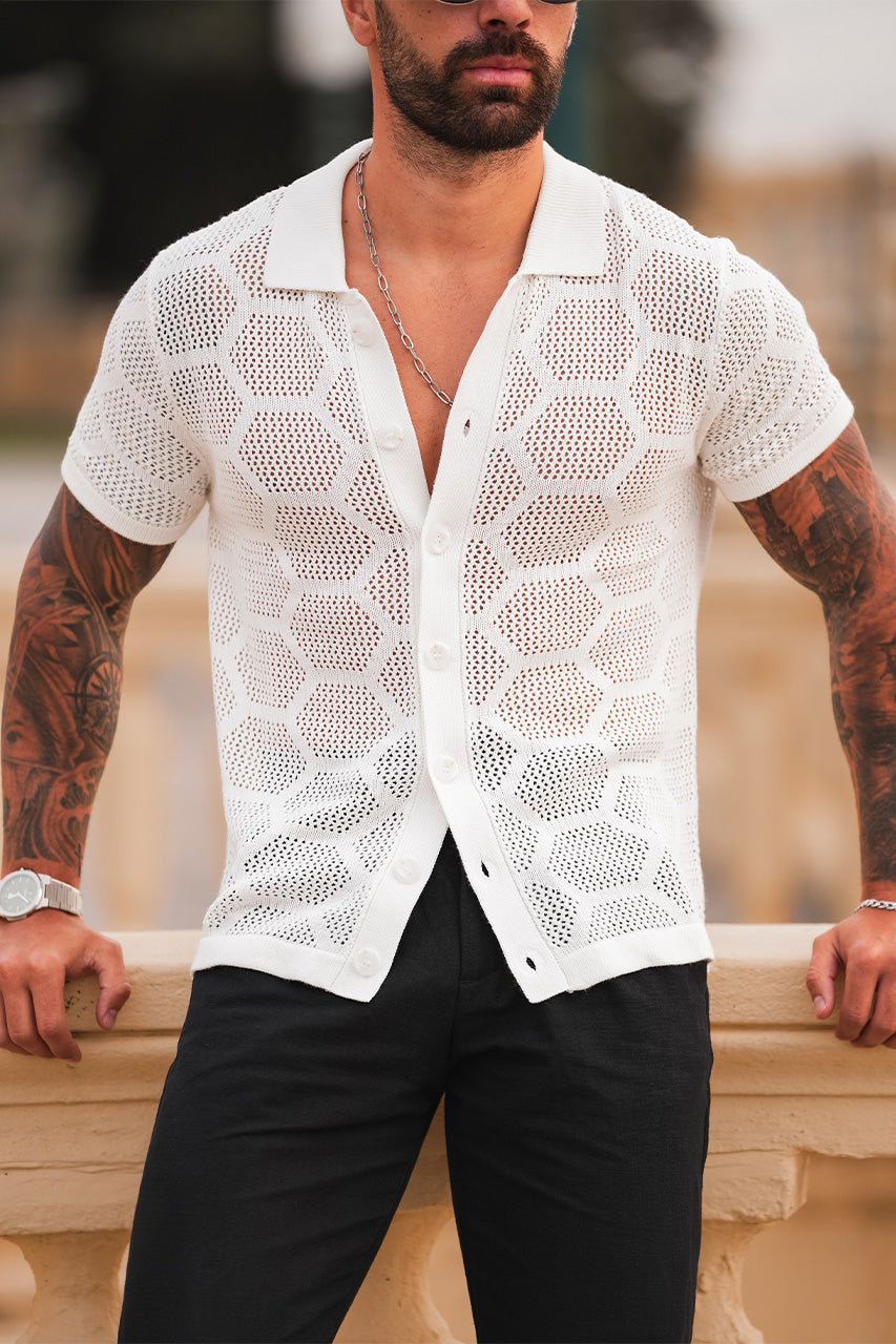 KENETH SHIRT - WHITE - vitorcastro-KenethShirtwhitexoscarpantBlack