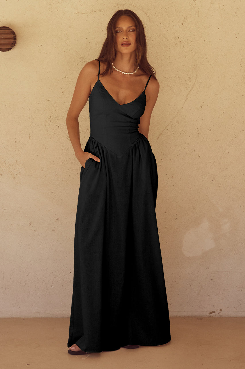 ZEPHY MAXI DRESS - BLACK - zephy-black-3