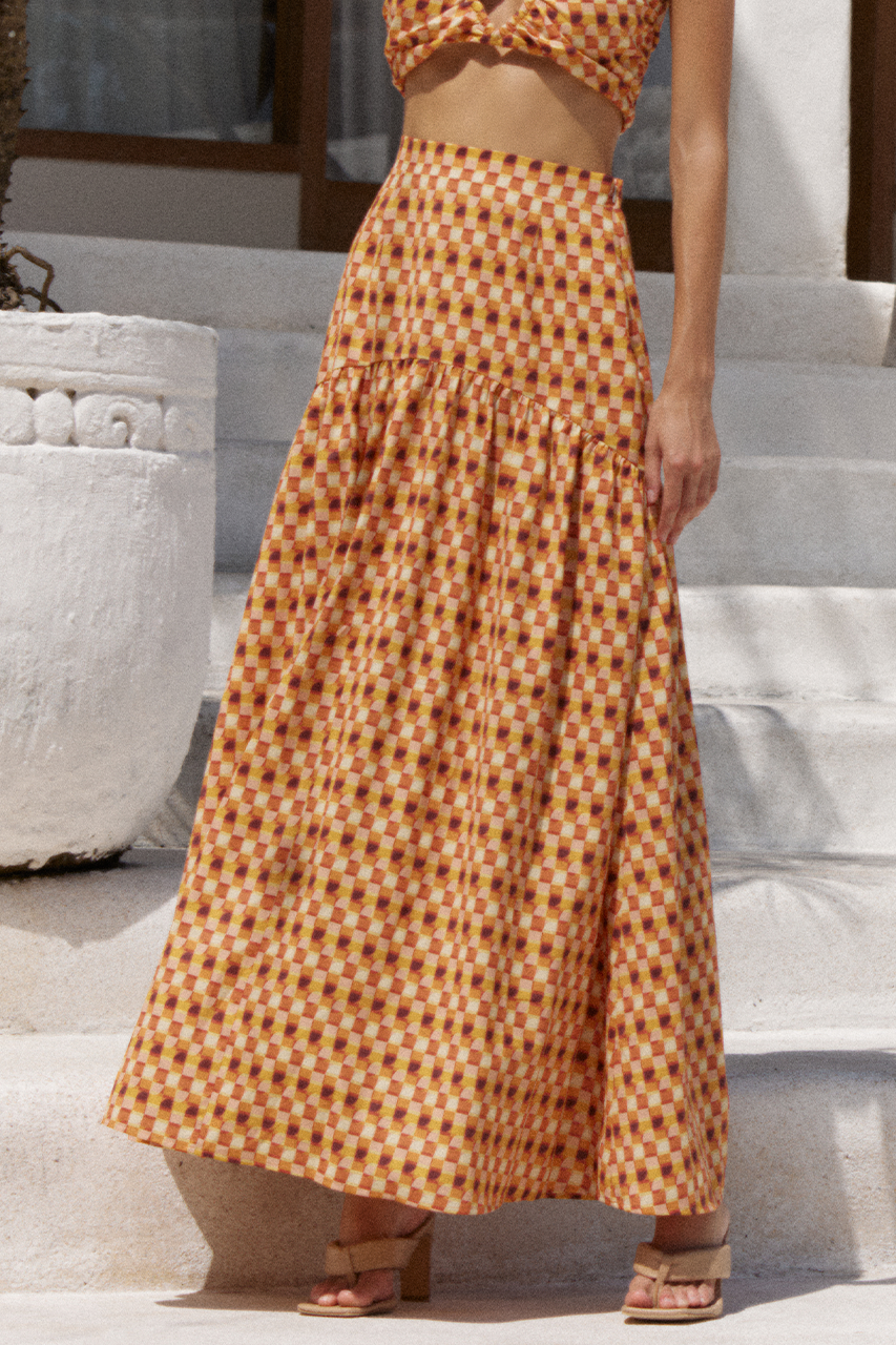 Giza Maxi Skirt - Bronze - WEBRESIZED114