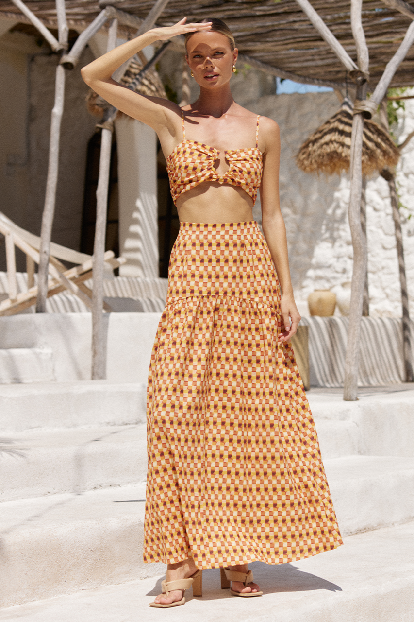 Giza Maxi Skirt - Bronze - WEBRESIZED117_62e3f080-feb3-408a-a6c9-4f8db868964c