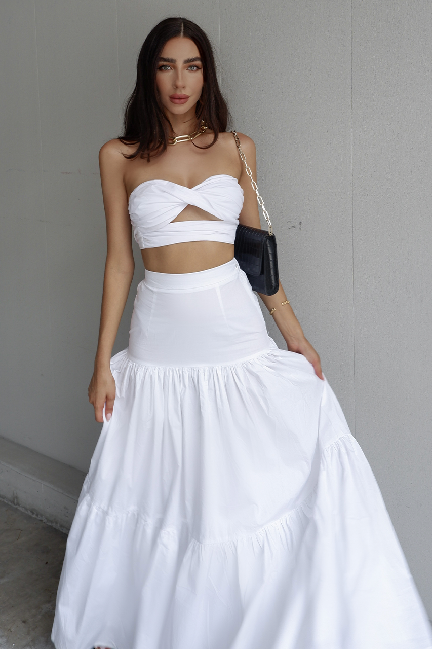 Ayla Maxi Skirt - White - aylaiziwhite1