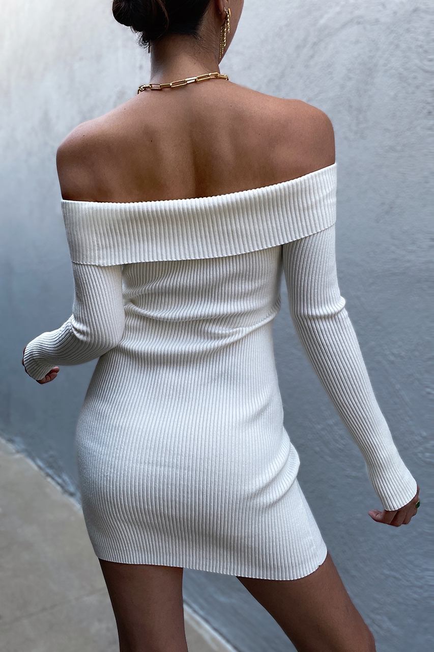 Paloma Knit Dress - Cream - paloma_knit_dress_cream