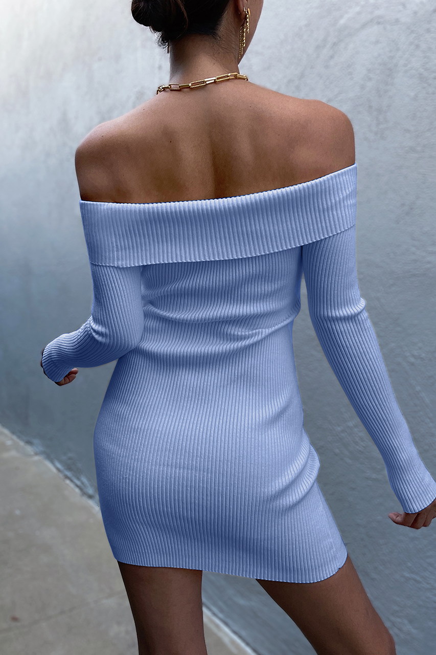 Paloma Knit Dress - Periwinkle - paloma_knit_dress_periwinkle