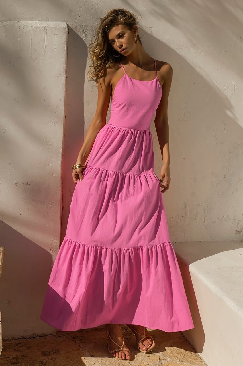 Remy Maxi Dress - Bubblegum - remy2