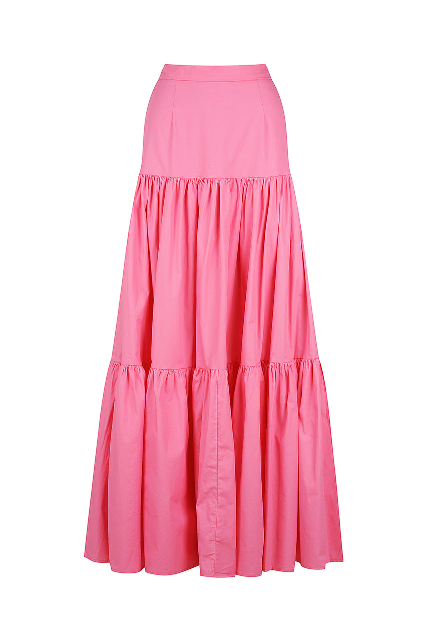 Ayla Maxi Skirt - Pink - tg